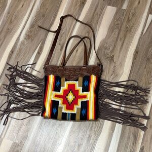American Darling Southwest Fringe Shoulder Bag - Multicolor